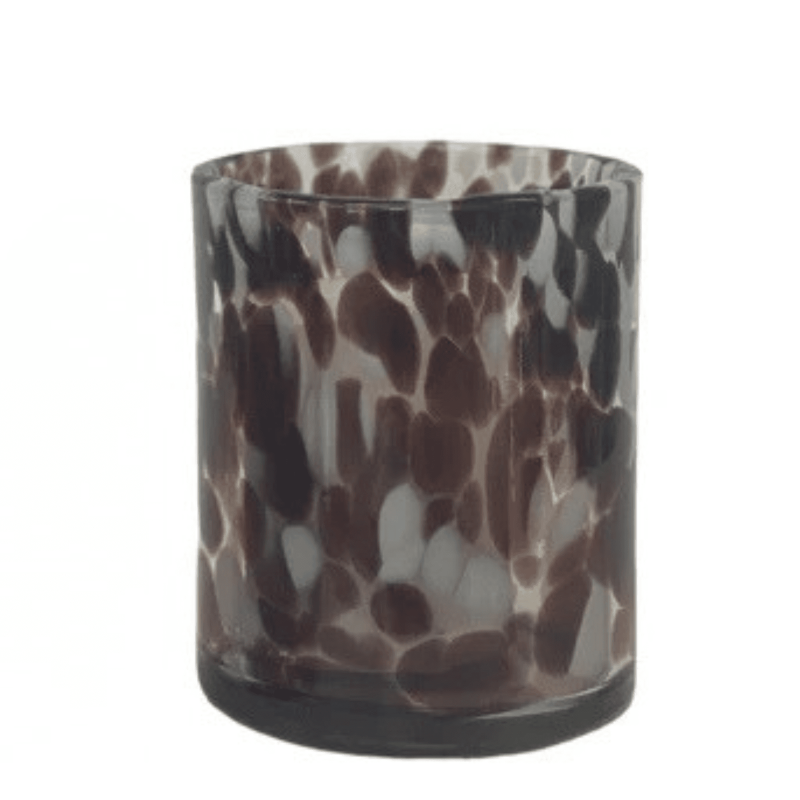 Flair Cheetah Print Glass Votive - Large Flair