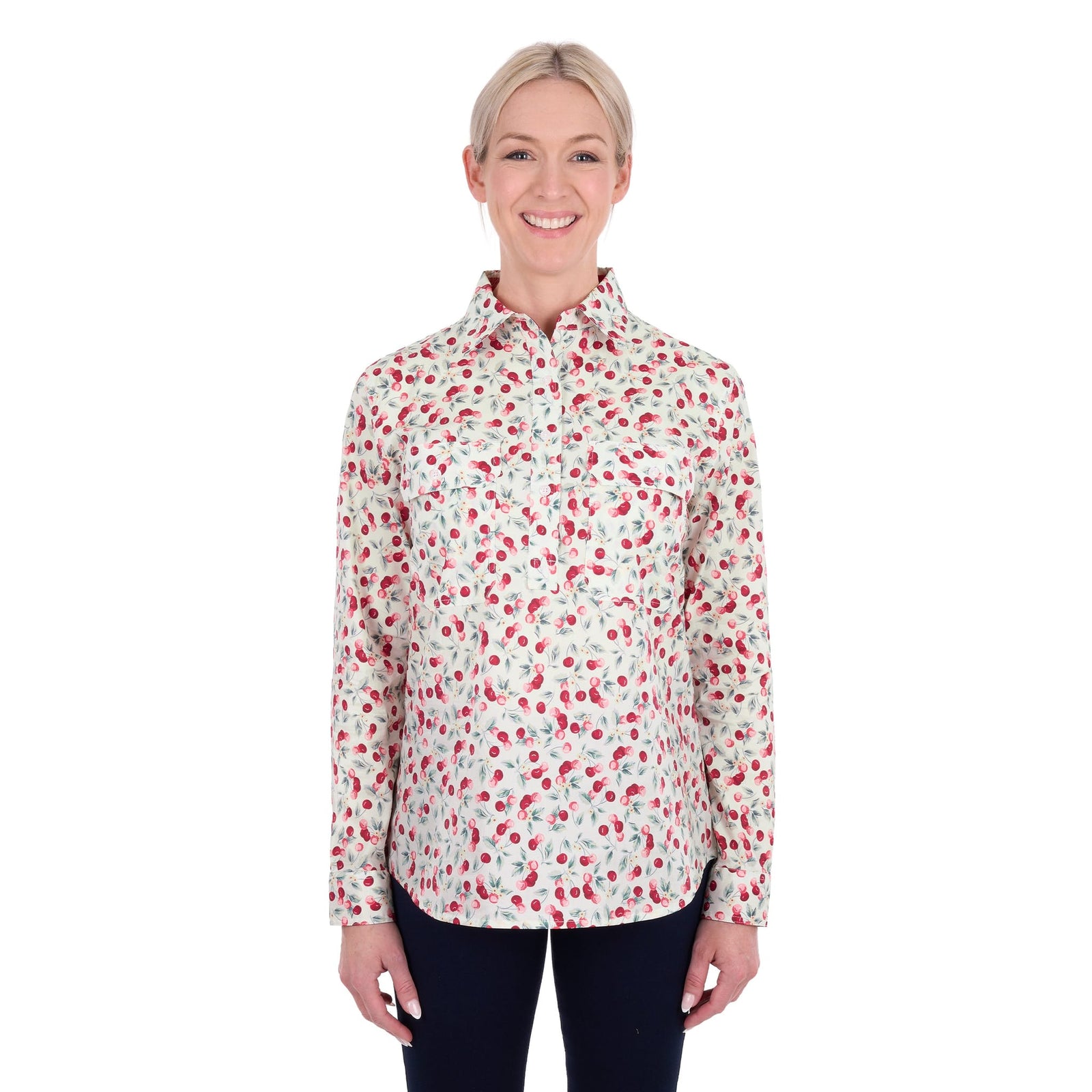 Hard Slog Women's Clair 1/2 Placket Work Shirt Hard Slog