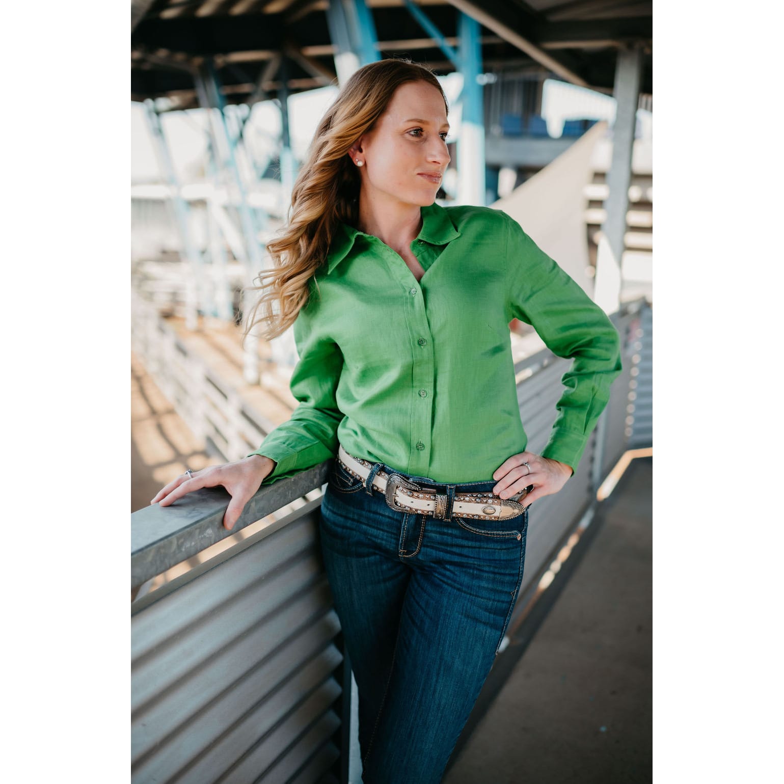 Kitty Fordè Karina Plain Linen Long Sleeve Shirt Kitty Fordè
