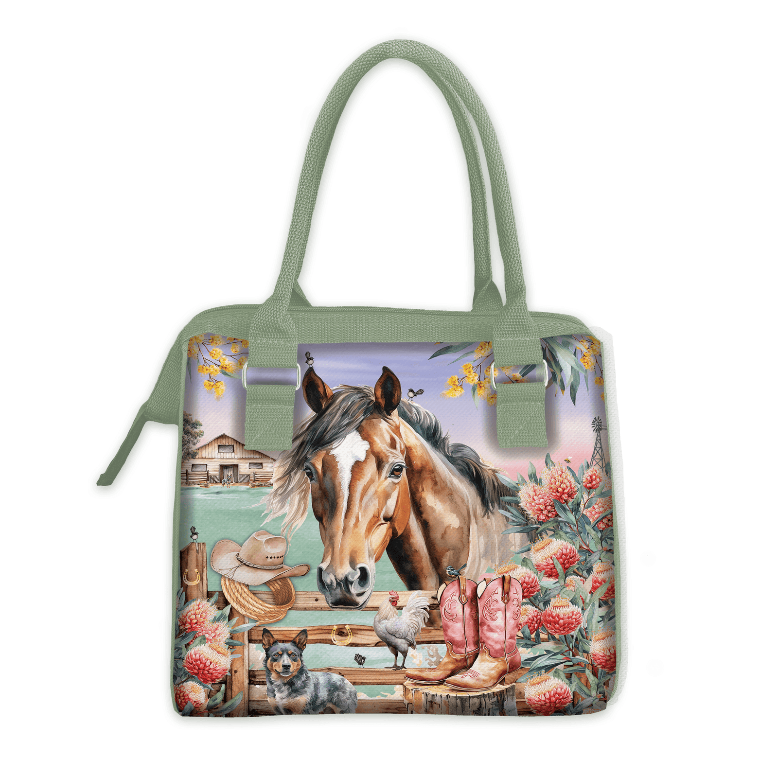Lisa Pollock Country Dusk Lunch Cooler Lisa Pollock
