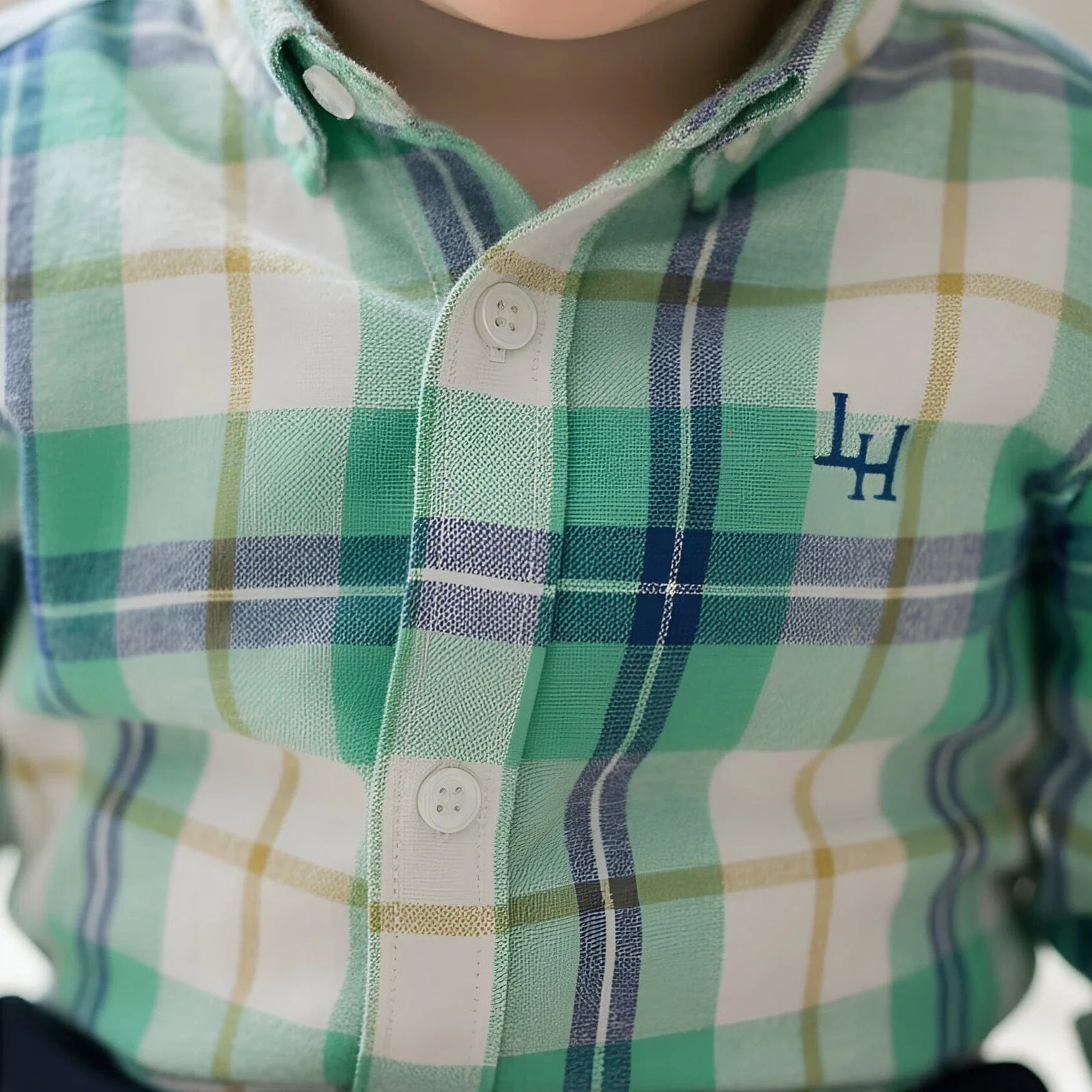 Love Henry Baby Boy's Dress Shirt Romper Love Henry