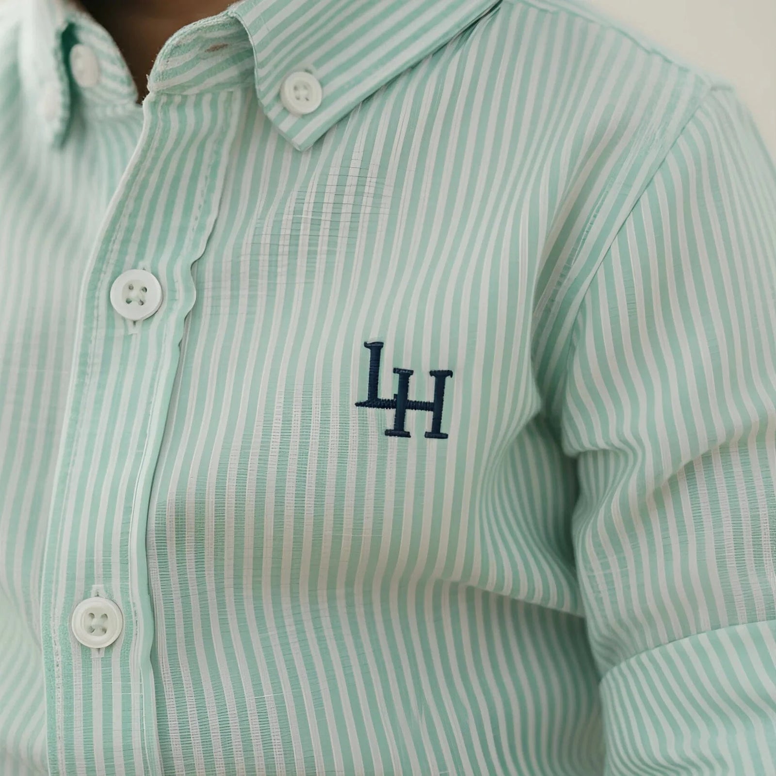 Love Henry Baby Boy's Oxford Dress Shirt Romper Love Henry