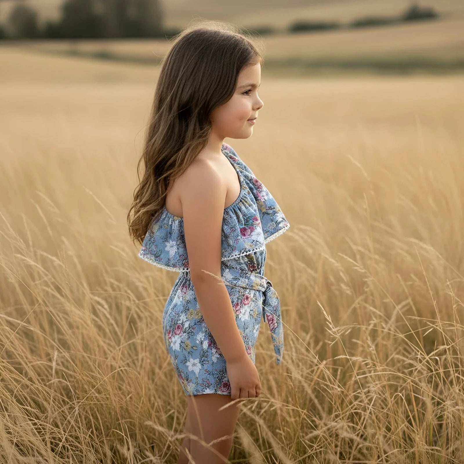 Love Henry Girl's Rosie One-Shoulder Playsuit Rockhampton Mavericks Western Wear