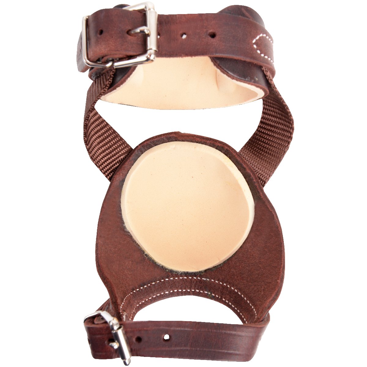 Classic Equine Leather Skid Boots with Nylon Straps