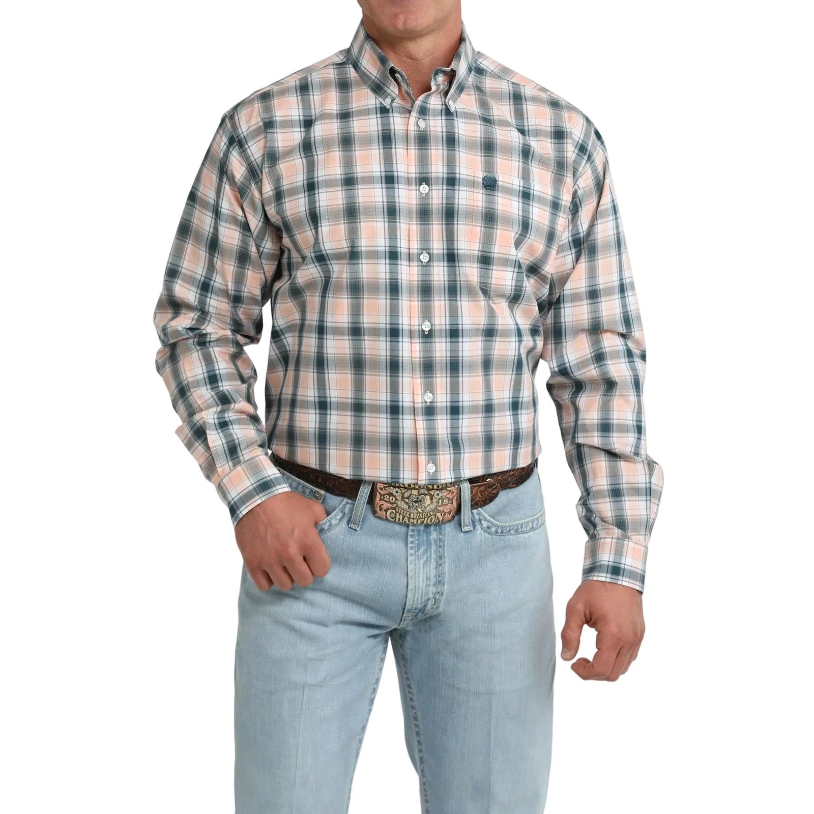 Cinch Men's Classic Fit Long Sleeve Western Shirt