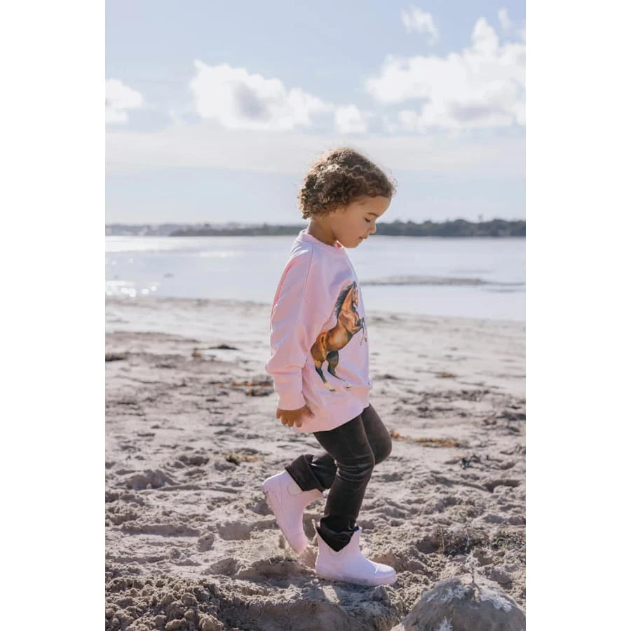 Milky Girl's Dancing Ponies Sweater Milky