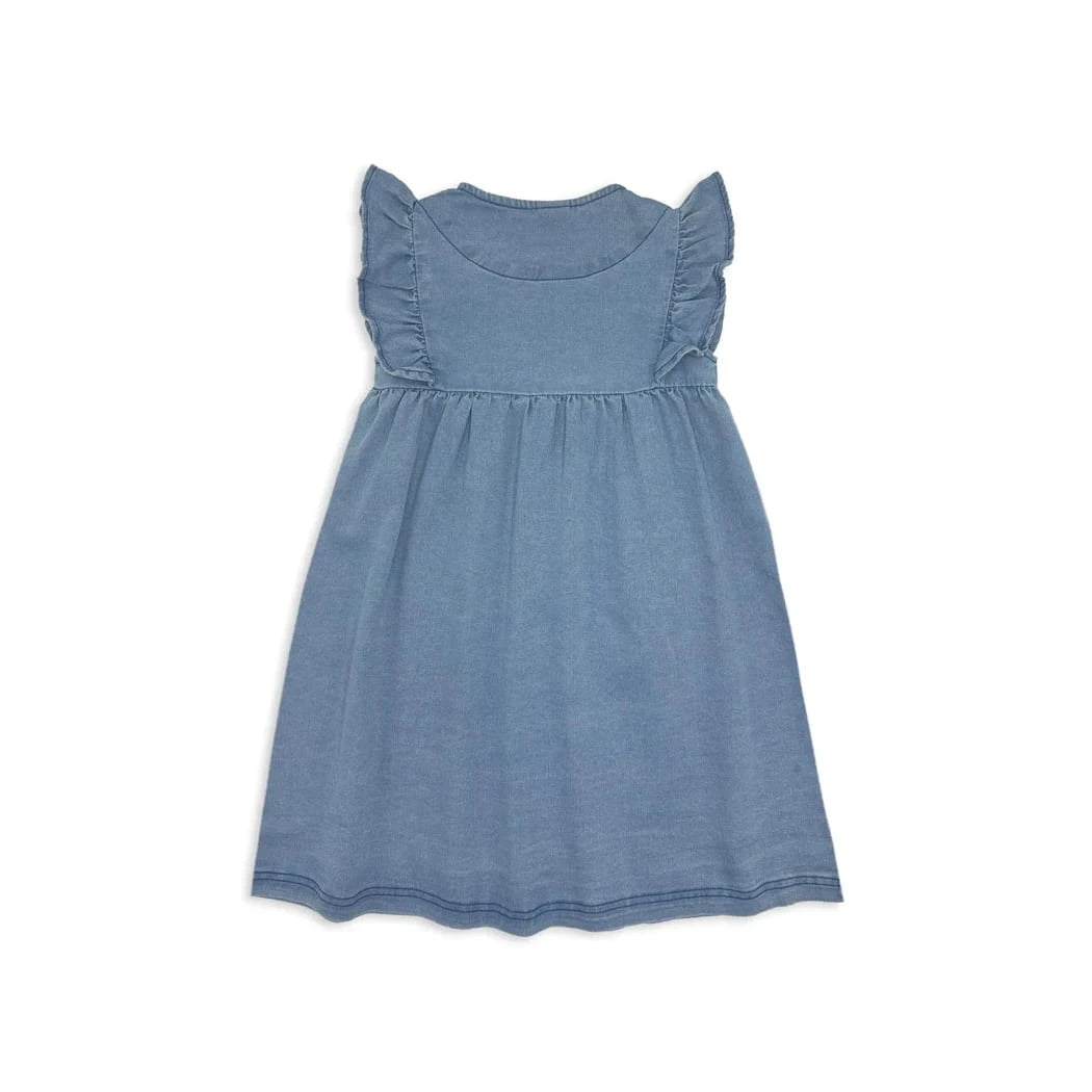 Milky Girl's Denim Frill Dress Milky