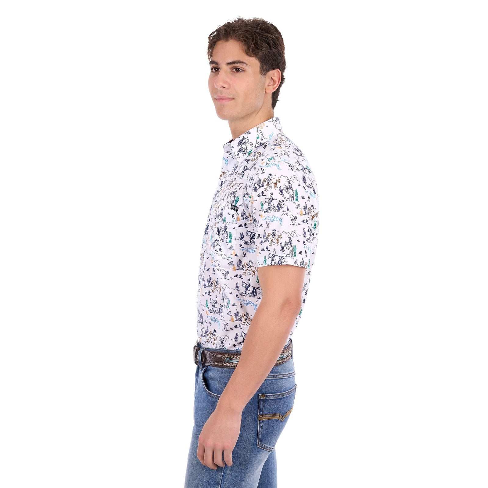 Pure Western Men's Mike Short Sleeve Western Shirt Pure Western