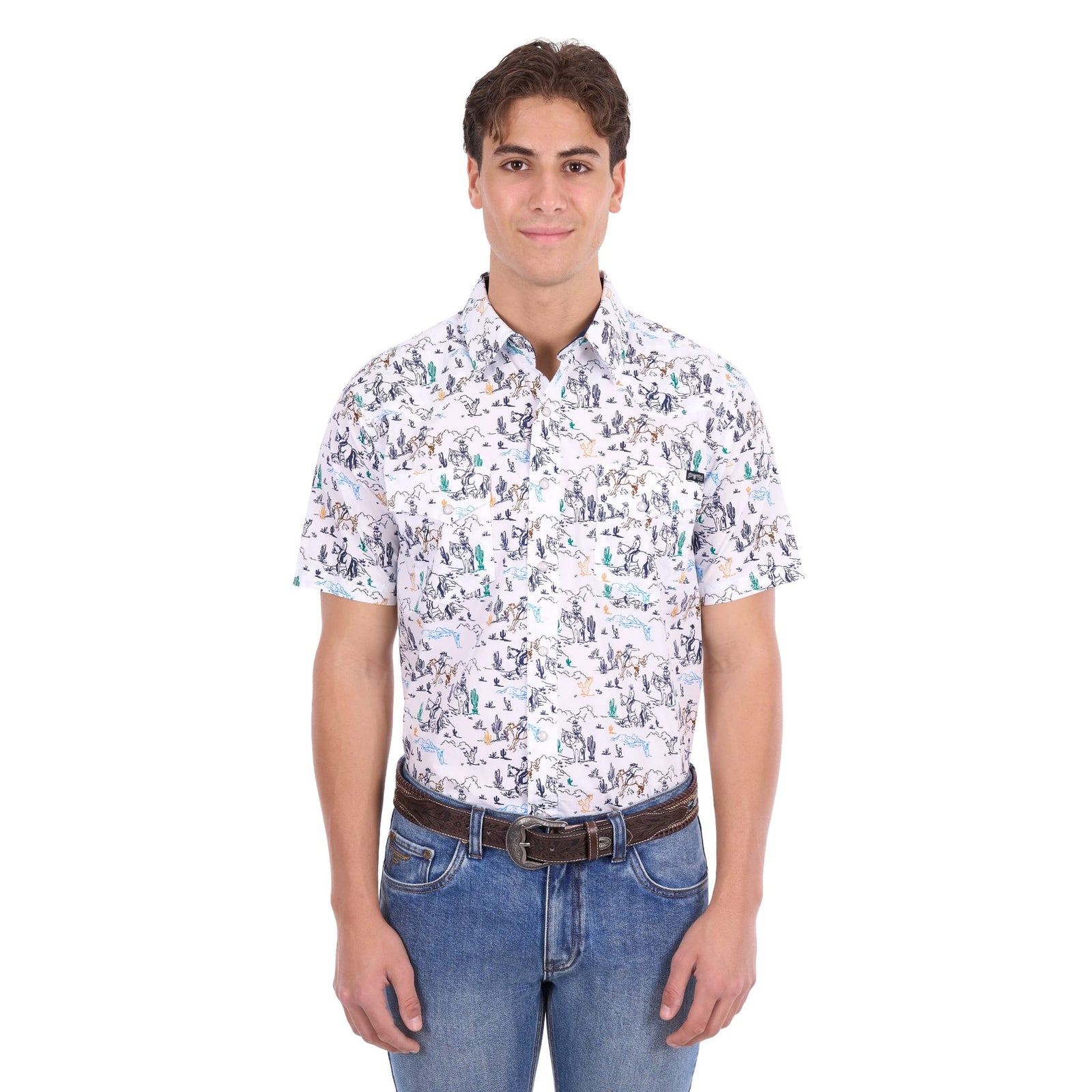 Pure Western Men's Mike Short Sleeve Western Shirt Pure Western