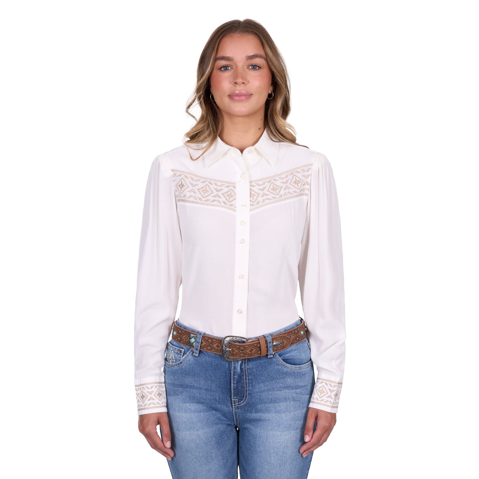 Pure Western Women's Monica Long Sleeve Western Shirt Pure Western