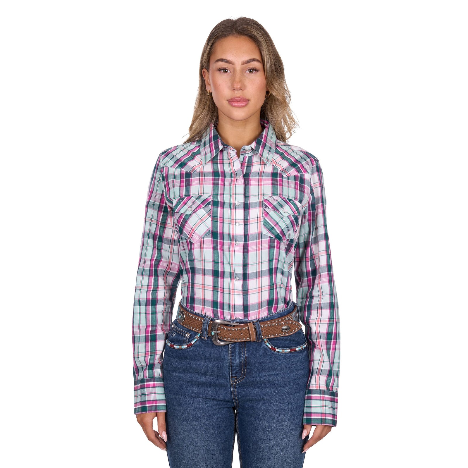 Pure Western Women's Nicola Long Sleeve Western Shirt Pure Western
