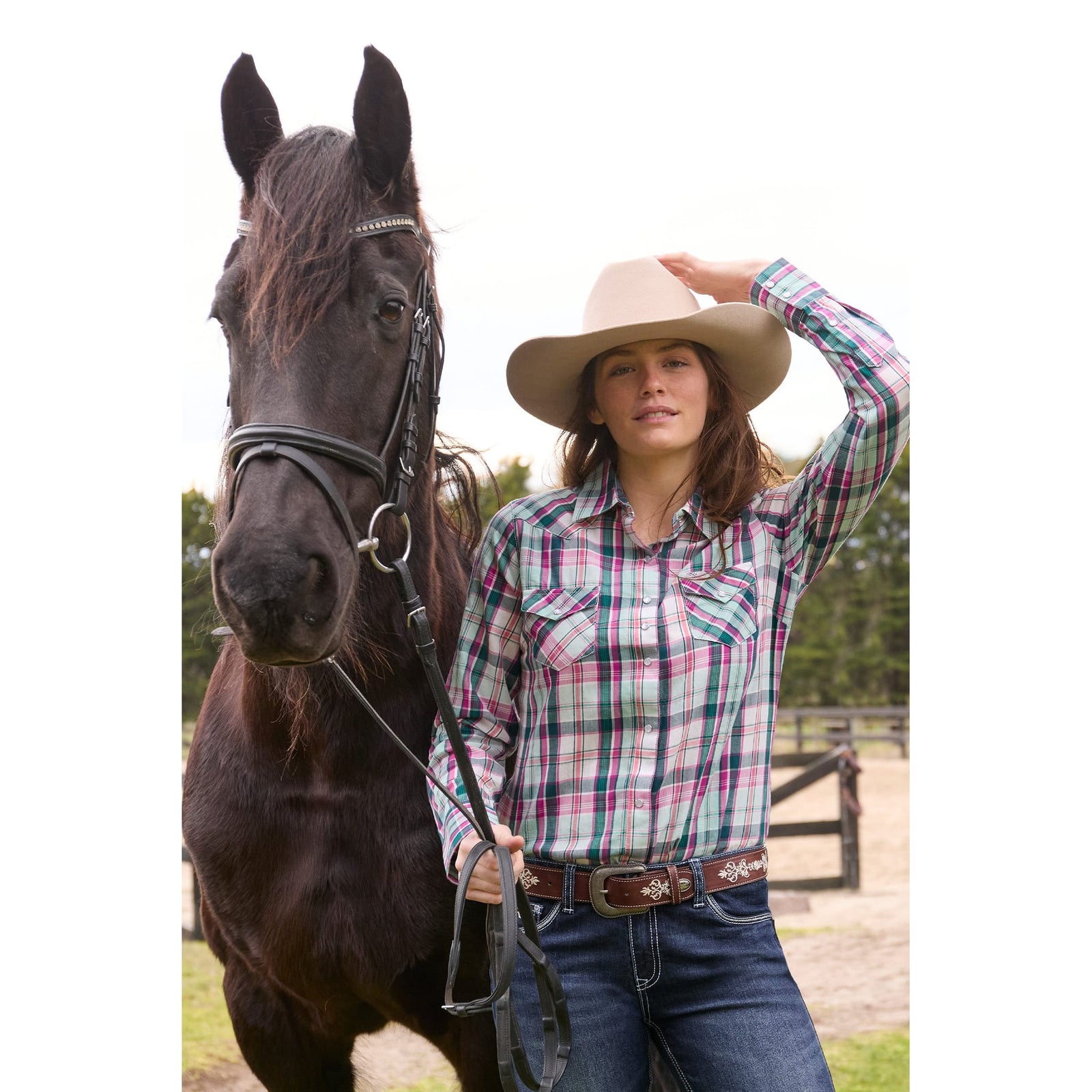 Pure Western Women's Nicola Long Sleeve Western Shirt Pure Western