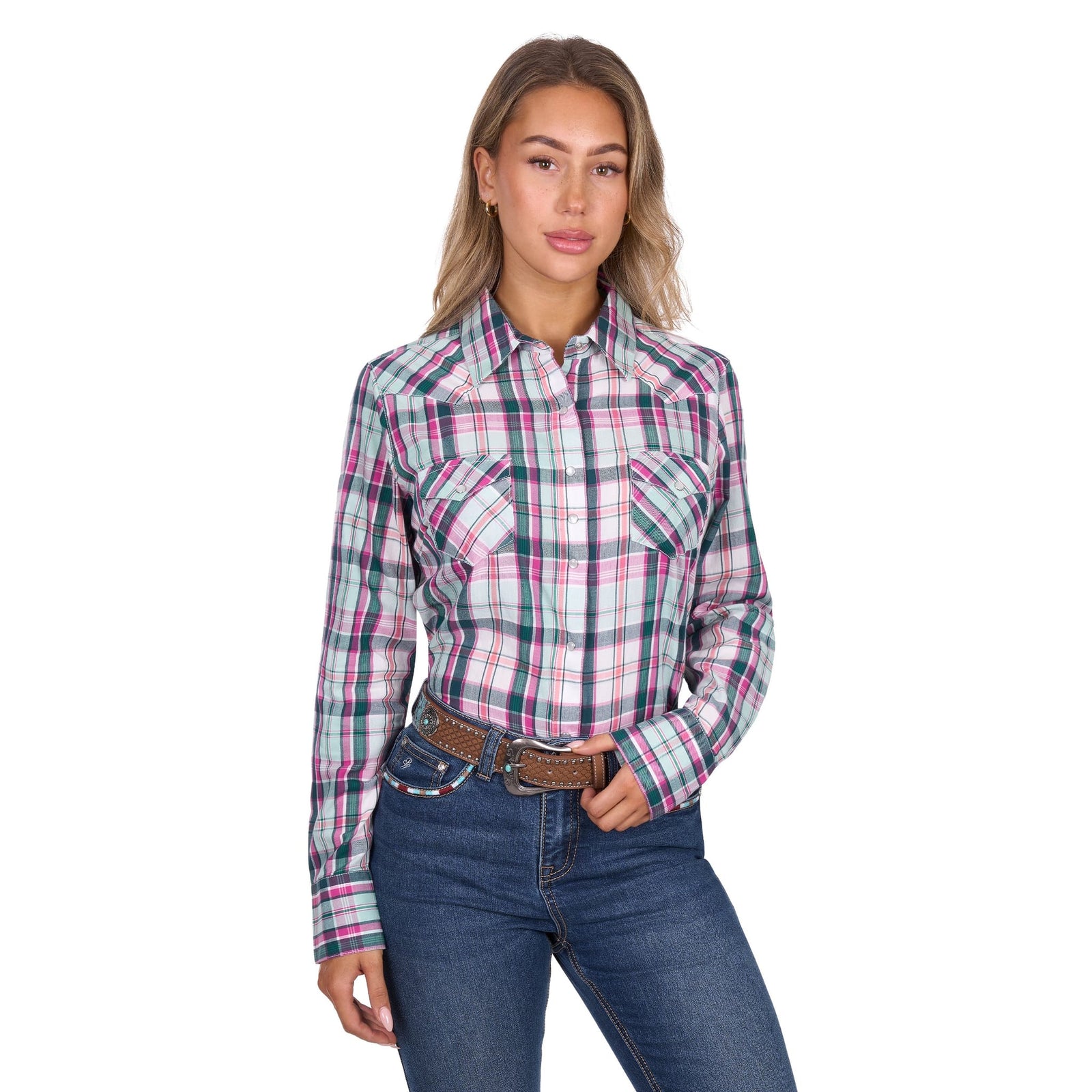 Pure Western Women's Nicola Long Sleeve Western Shirt Pure Western