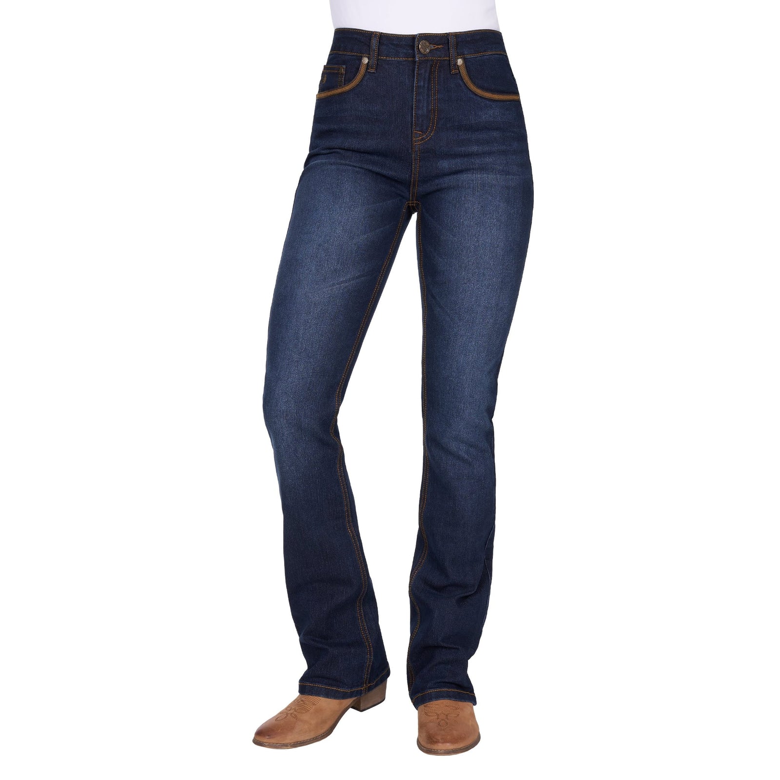 Pure Western Women's Nova High Rise Boot Cut Jean Pure Western
