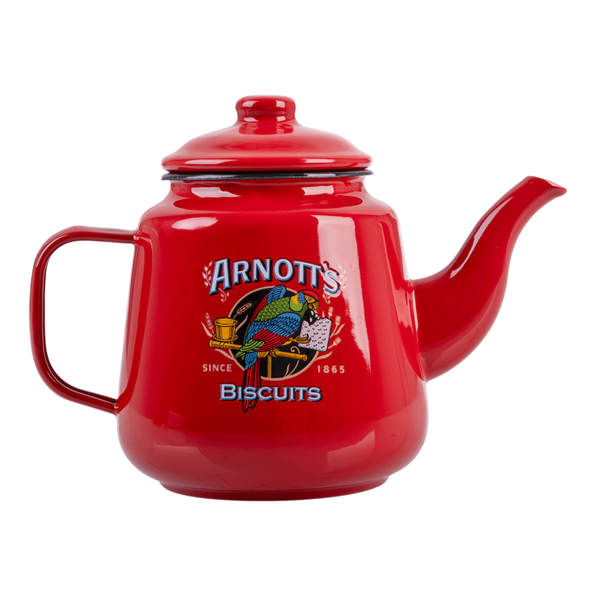 Rojo Arnott's Enamel Teapot - 1.4L Donaldson Enterprises