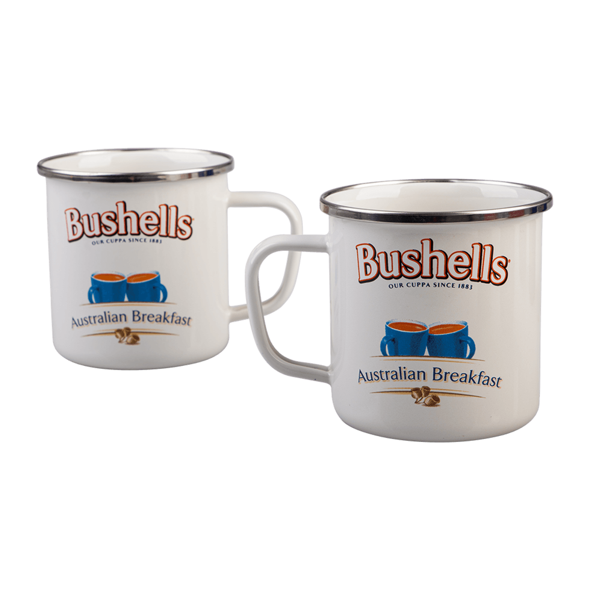 Rojo Bushells Tea Enamel Mug - Set of 2 450ml Donaldson Enterprises