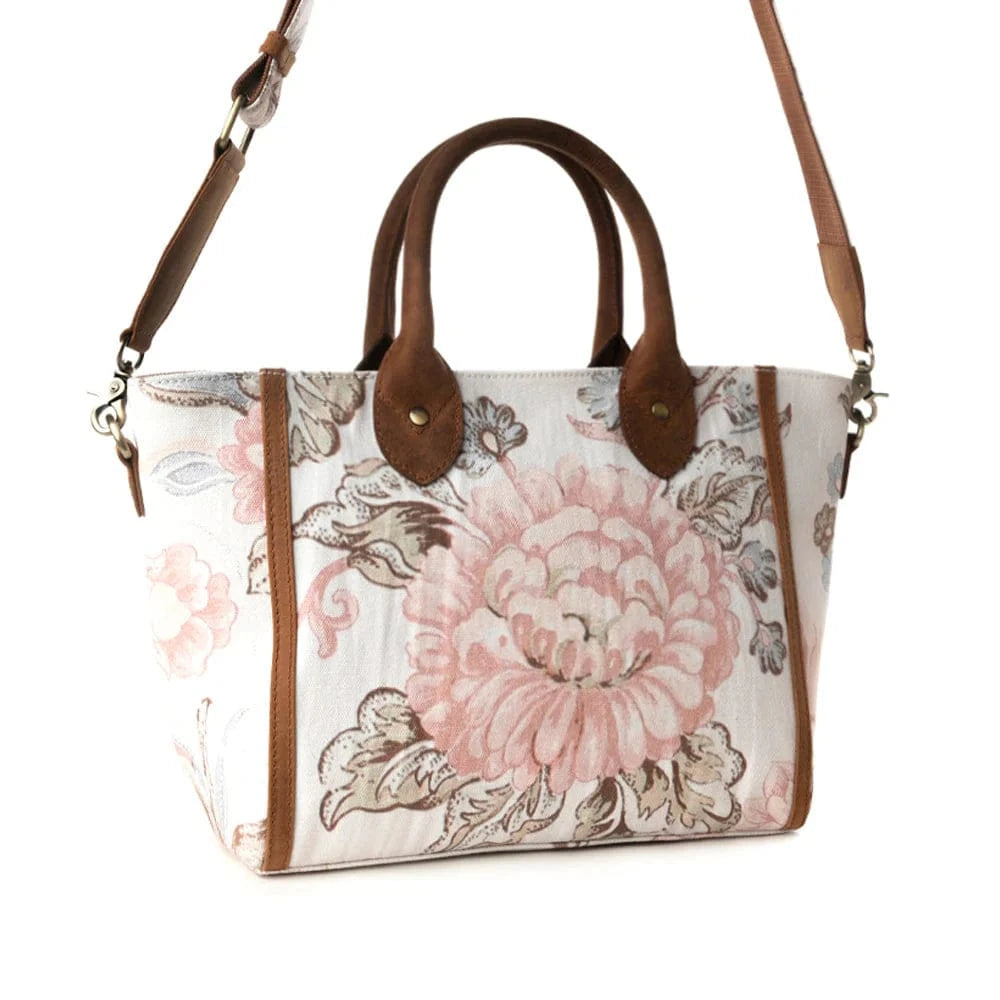 Rosy Trails Crossbody Bag in Faded Plum Myra Bags