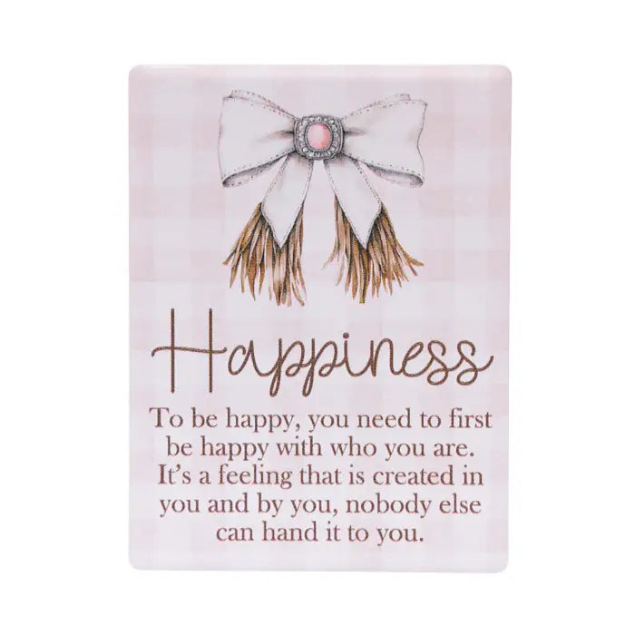 Splosh Saddle & Bloom Happiness Ceramic Magnet