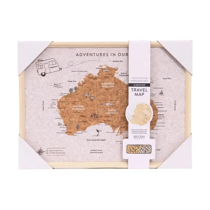 Splosh Caravan Australia Travel Map Splosh