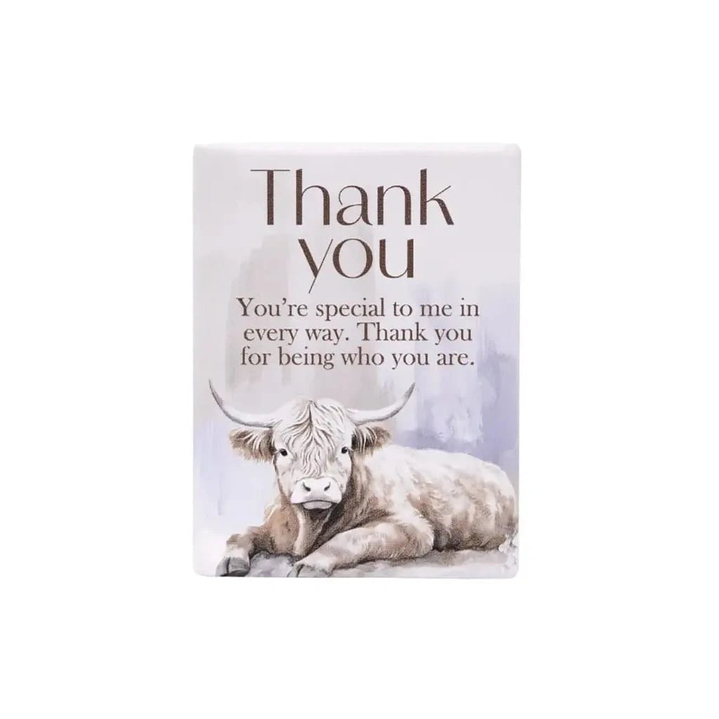 Splosh Saddle & Bloom 'Thank You' Ceramic Magnet Splosh