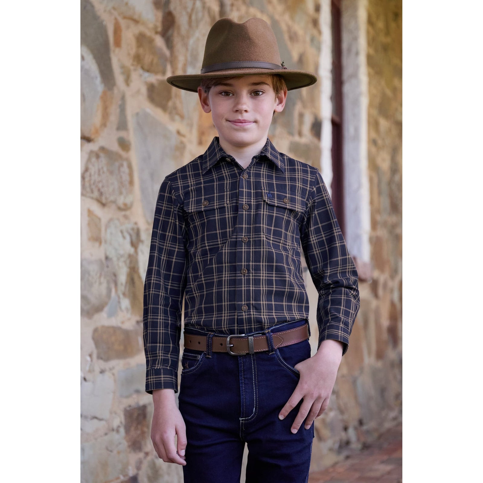 Thomas Cook Boy's Adam 2 Pocket Long Sleeve Shirt Thomas Cook