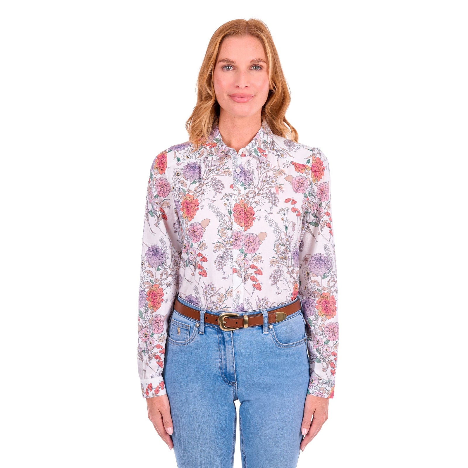 Thomas Cook Women's Maxine Linen Long Sleeve Shirt Thomas Cook