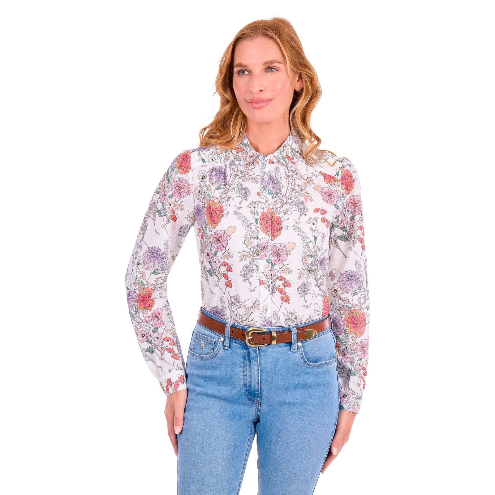Thomas Cook Women's Maxine Linen Long Sleeve Shirt Thomas Cook