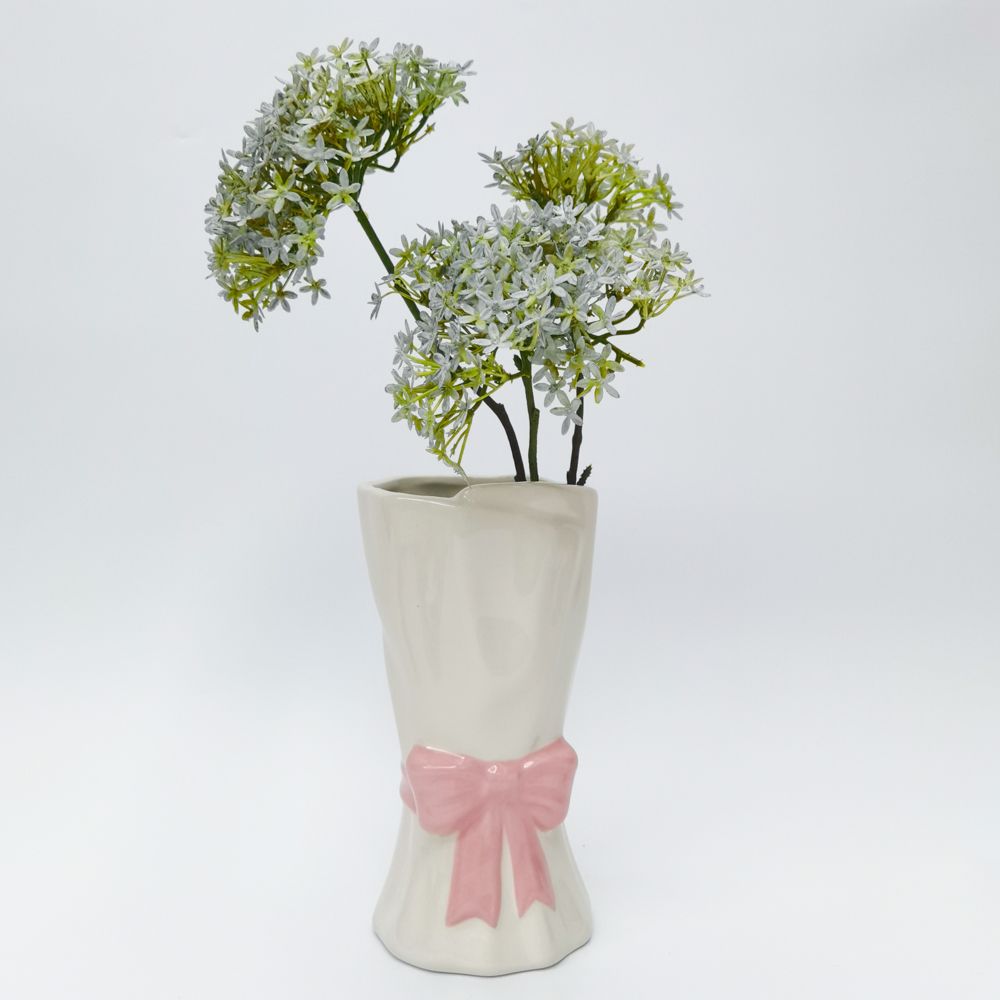 Urban Products 21cm Bow Vase Pink