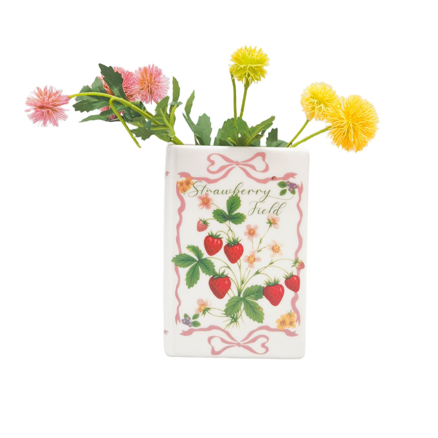 Urban Products Strawberry Fields Book Vase