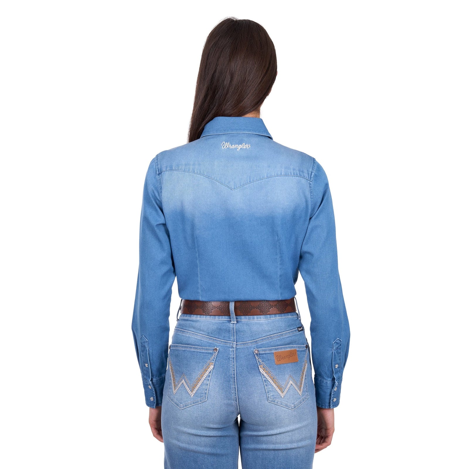 Wrangler Women's Louise Long Sleeve Western Shirt Wrangler