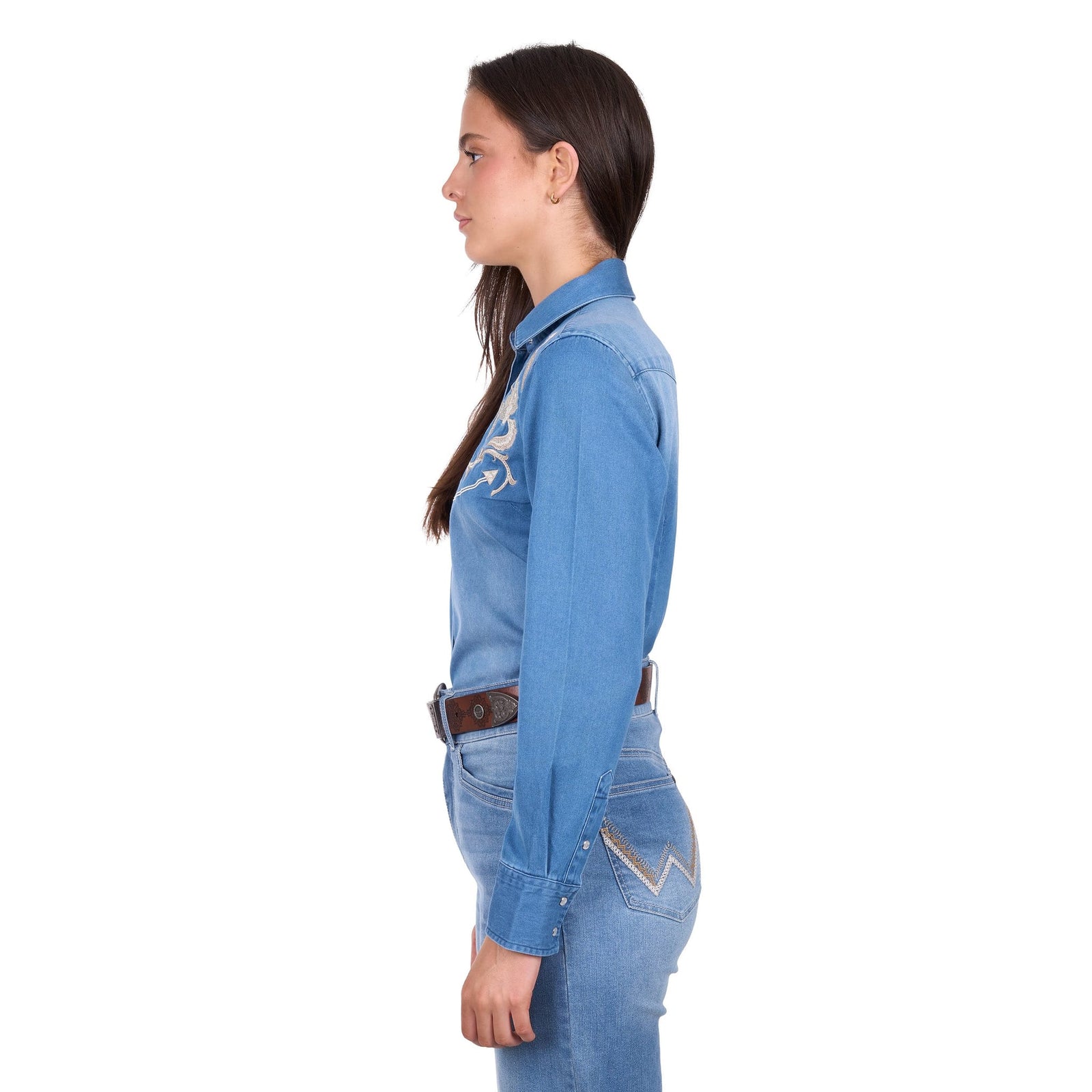 Wrangler Women's Louise Long Sleeve Western Shirt Wrangler
