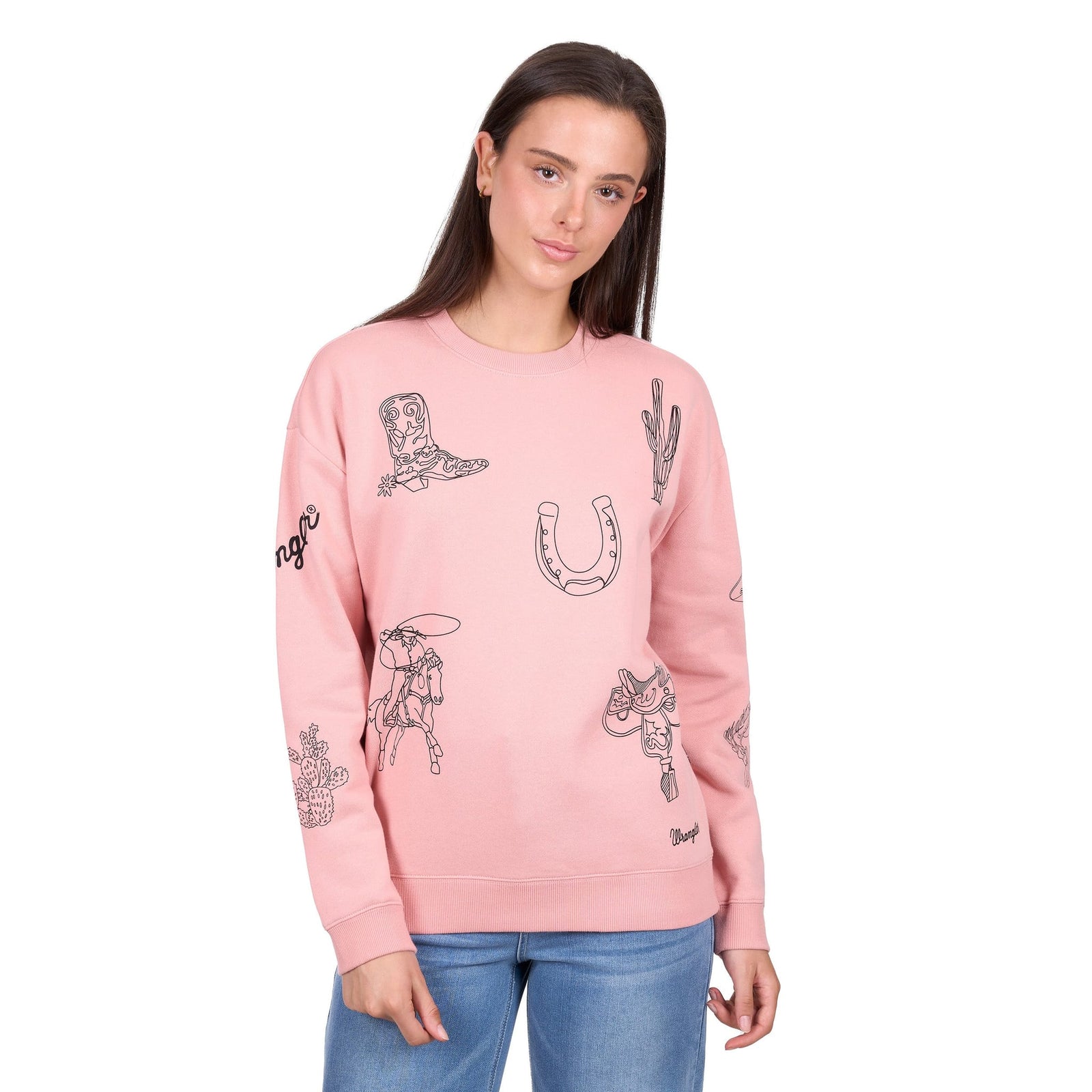 Wrangler Women's Mallory Crew Wrangler