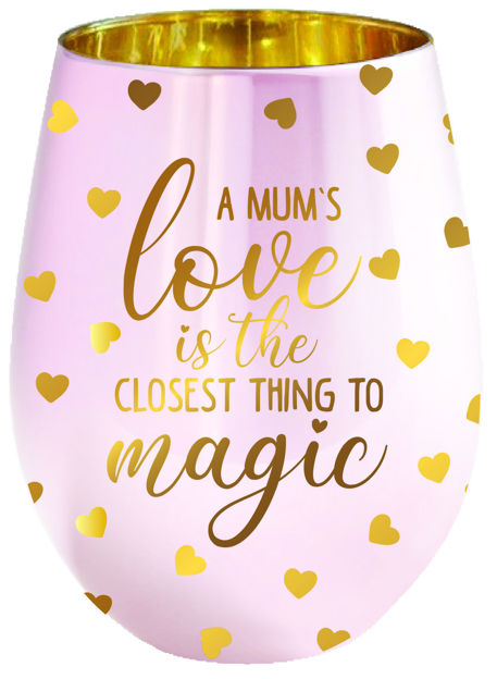 Landmark Gifts Mums Love Stemless Glass