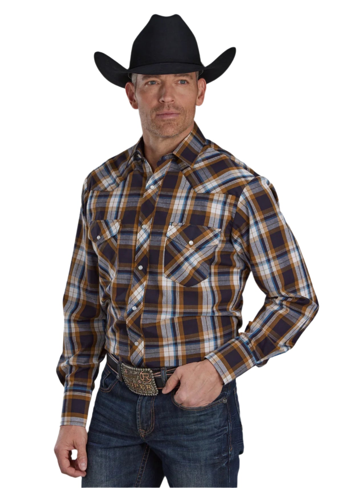 Roper Men&#39;s Karmen L/S Western Shirt