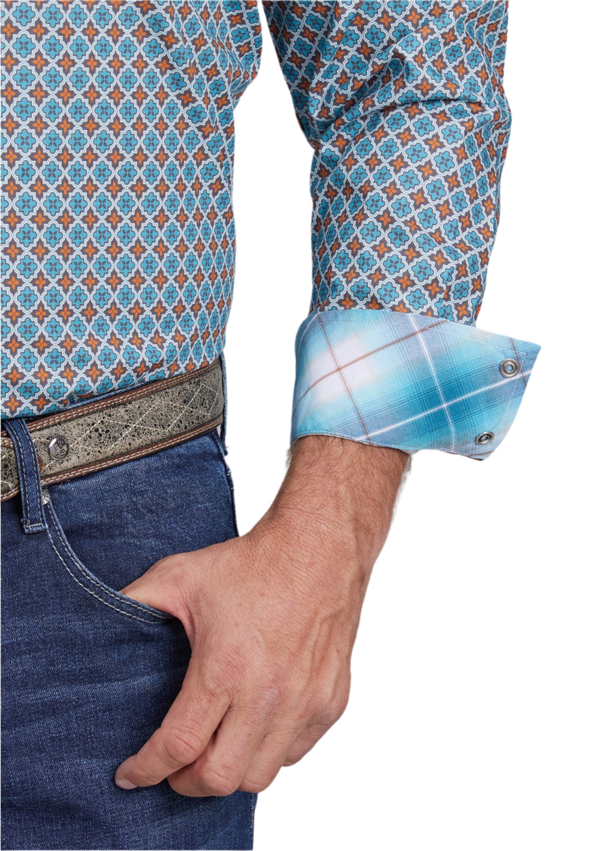 Roper Men's Amarillo Collection L/S Western Shirt