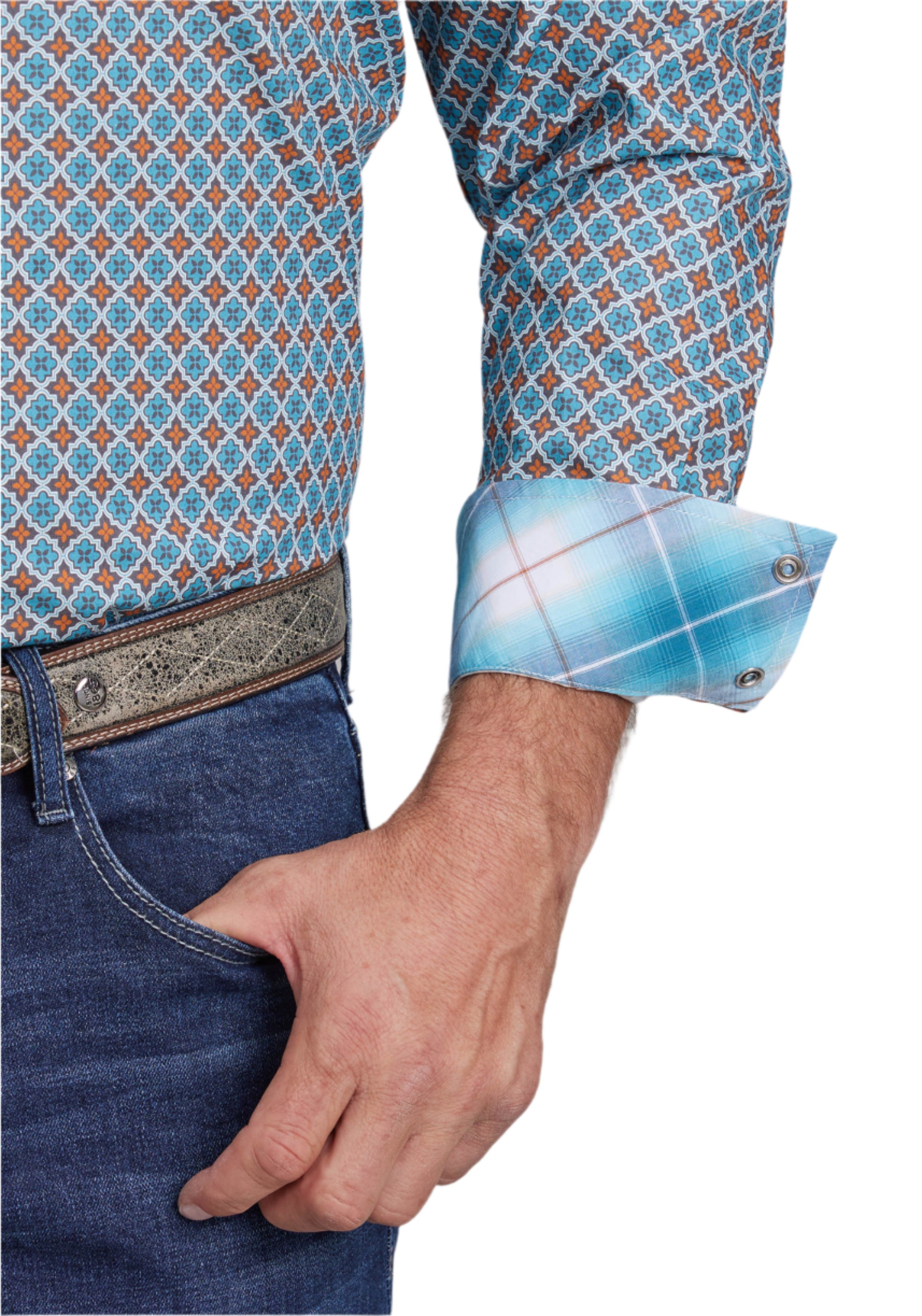 Roper Men's Amarillo Collection L/S Western Shirt