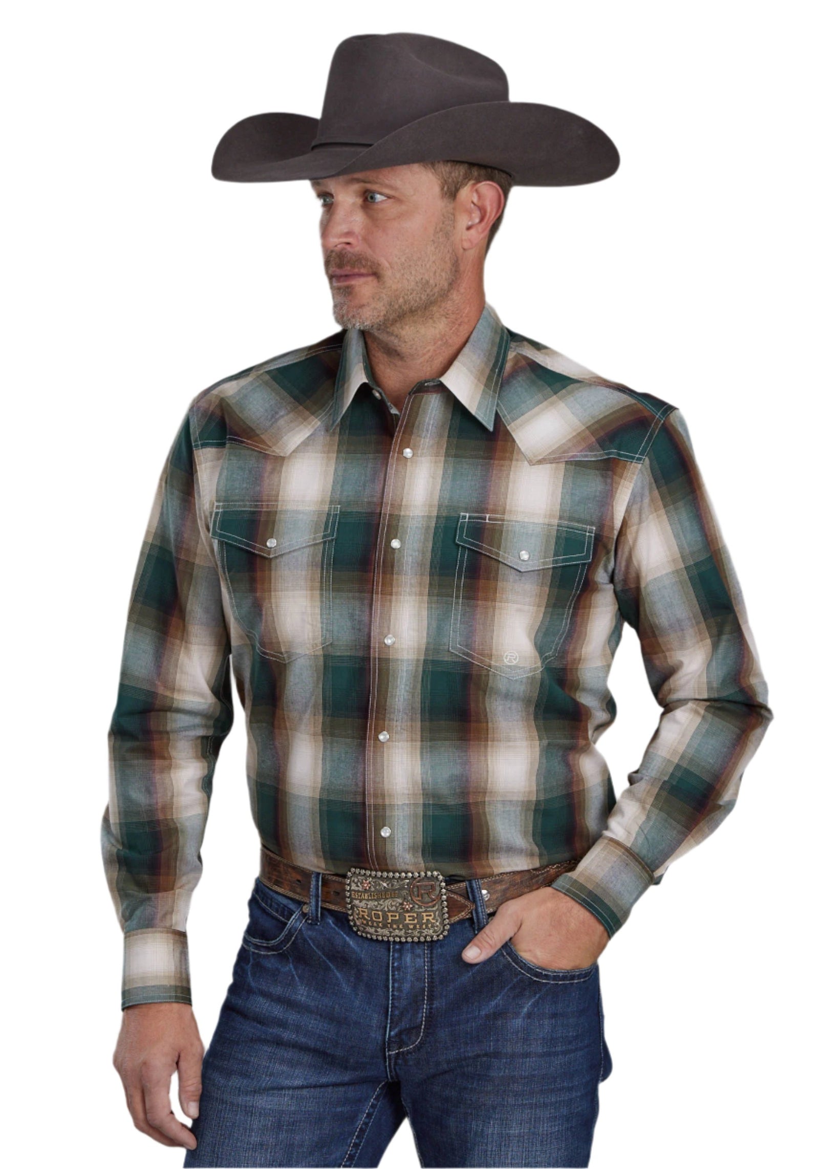 Roper Men's Amarillo L/S Western Shirt