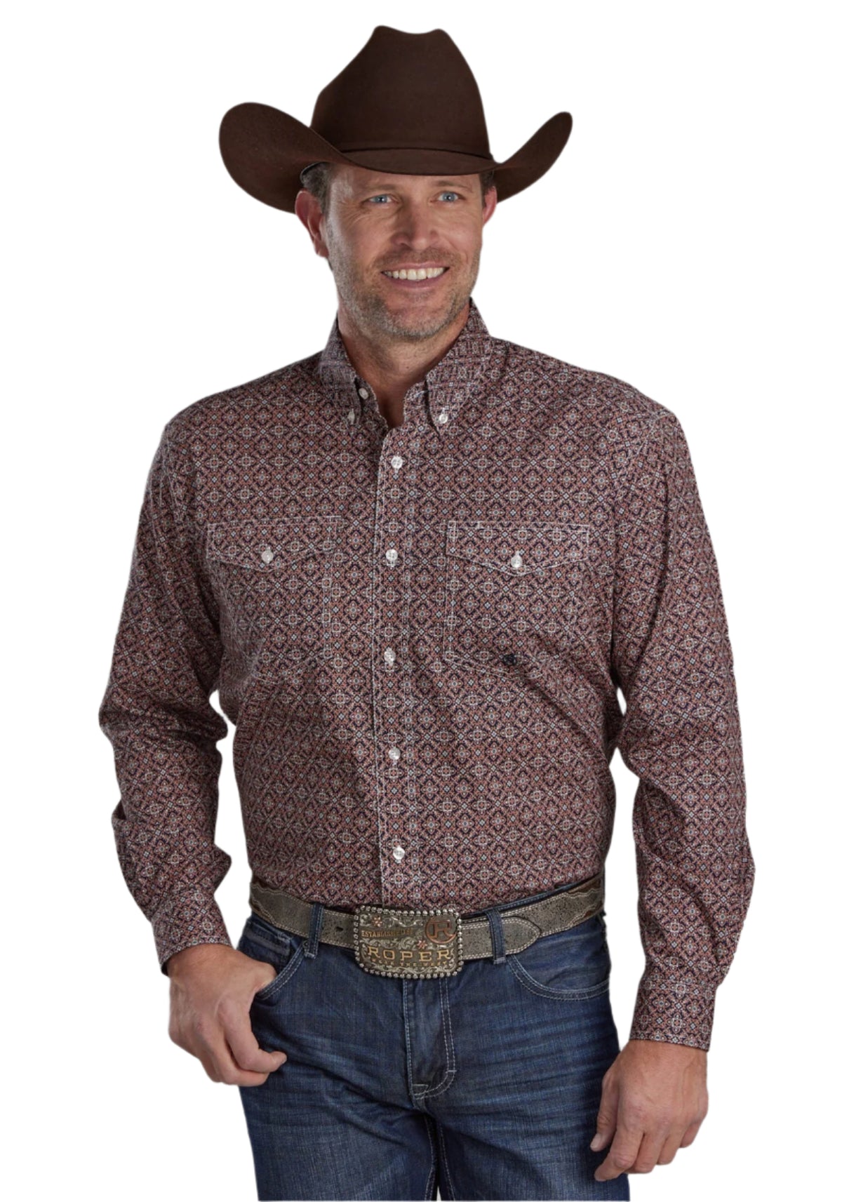 Roper Men&#39;s Amarillo L/S Western Shirt