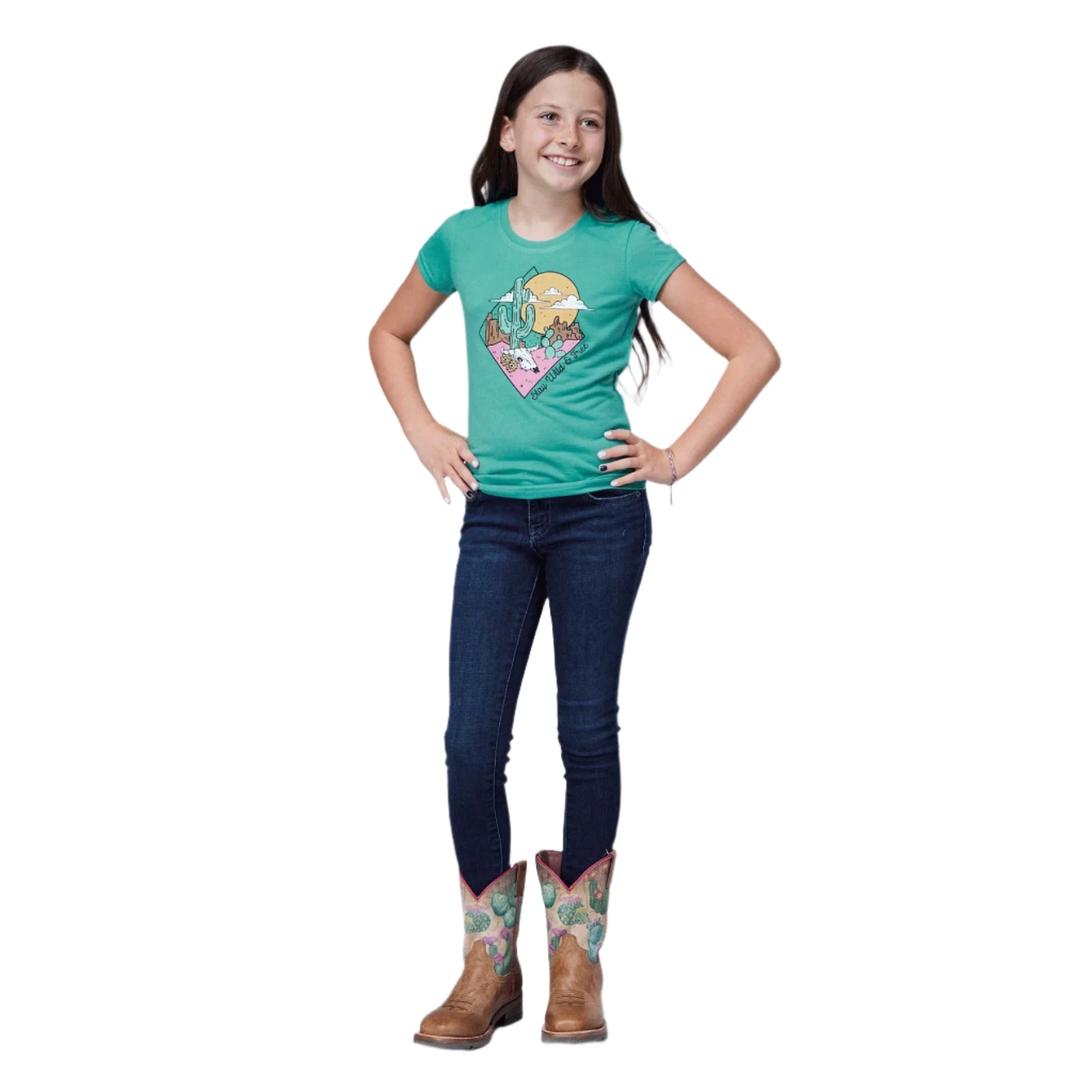 Roper Girl's Five Star S/S T-Shirt
