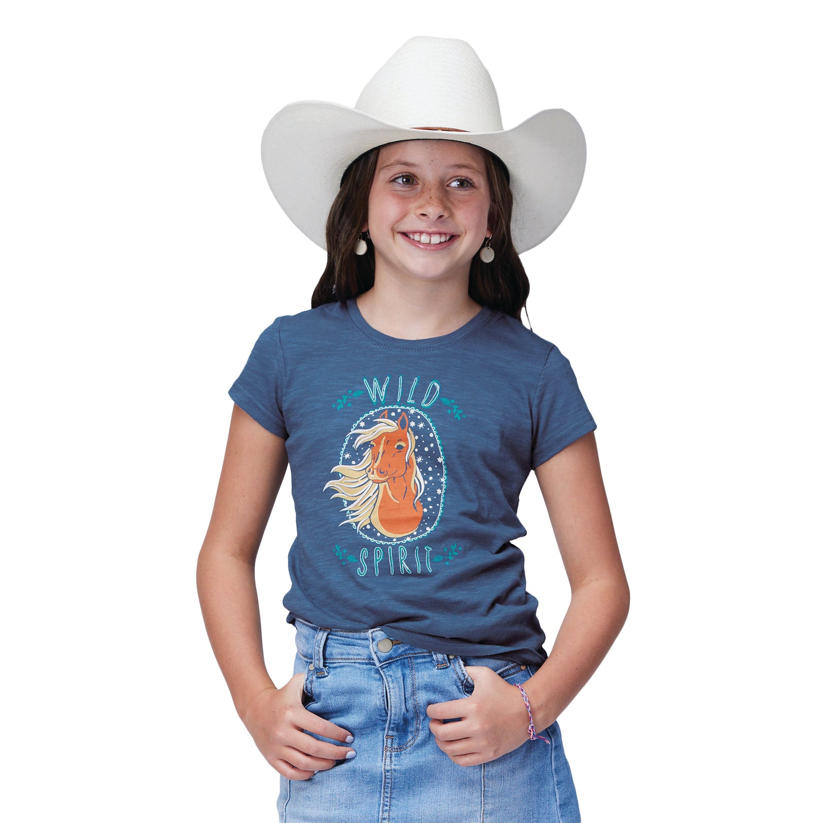 Roper Girl's Five STar S/S T-Shirt