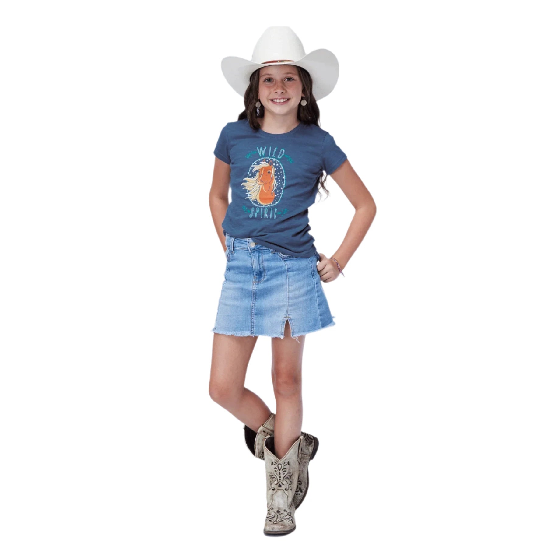 Roper Girl's Five STar S/S T-Shirt