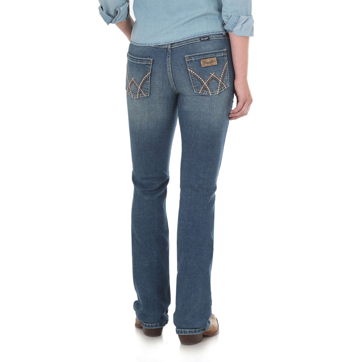 Wrangler Women's Mae Retro Mid Rise Jean