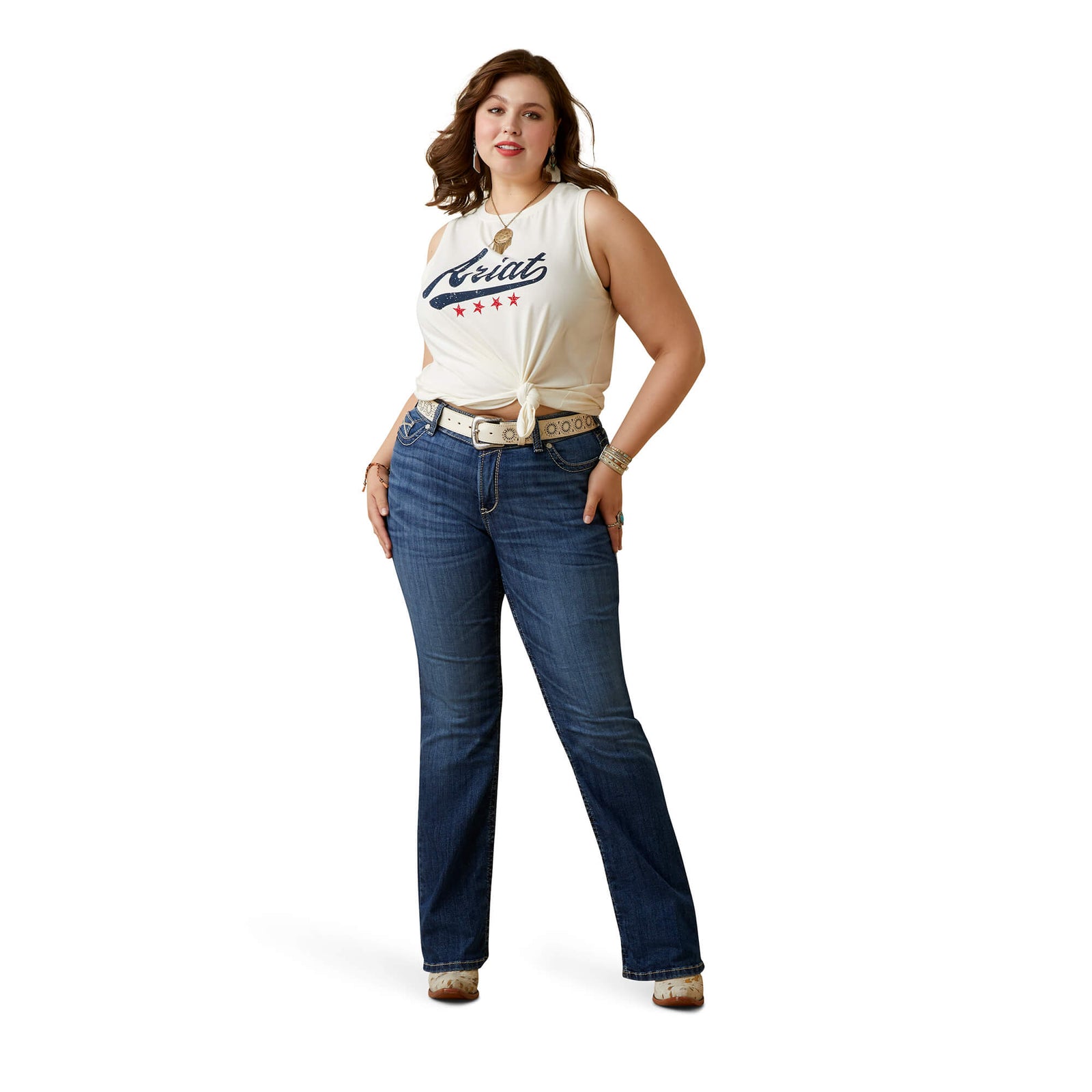 Ariat Women's Miriam Mid Rise Plus Size Jean