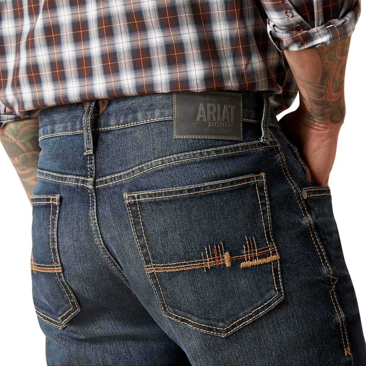 Ariat Men's M4 Derek Relaxed Fit Boot Cut Jean