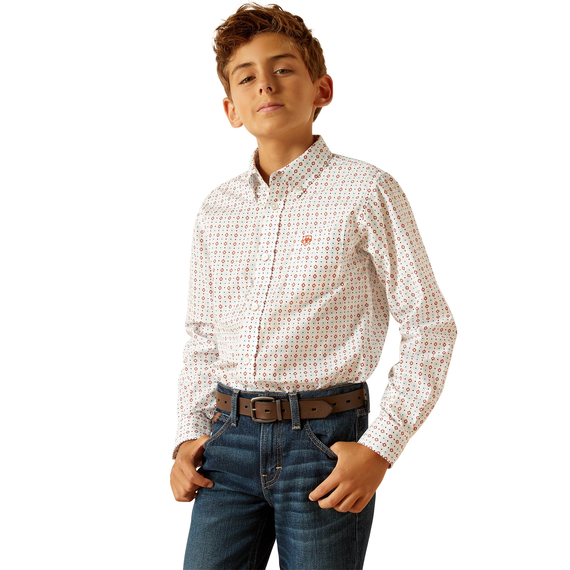 Ariat Boy's Kade L/S Western Shirt