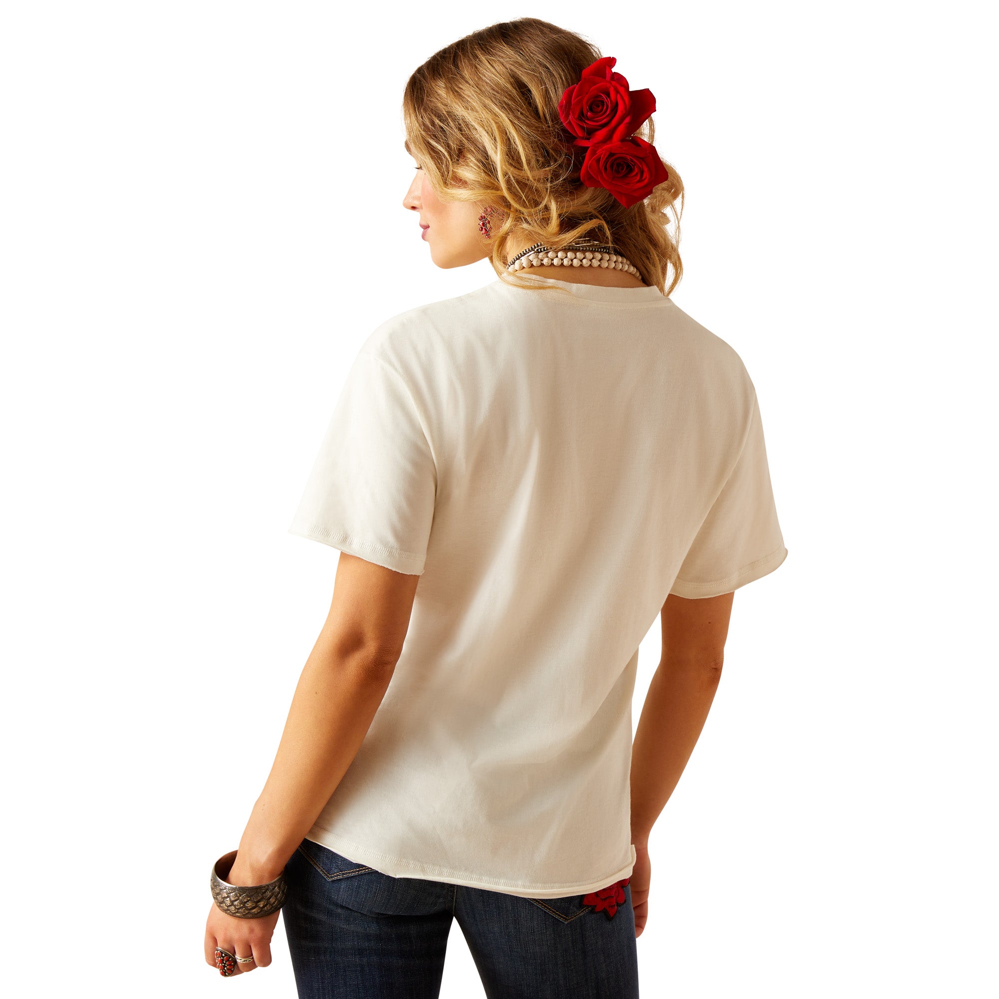 Ariat Women's Rodeo Quincy Happytrails S/S T-Shirt