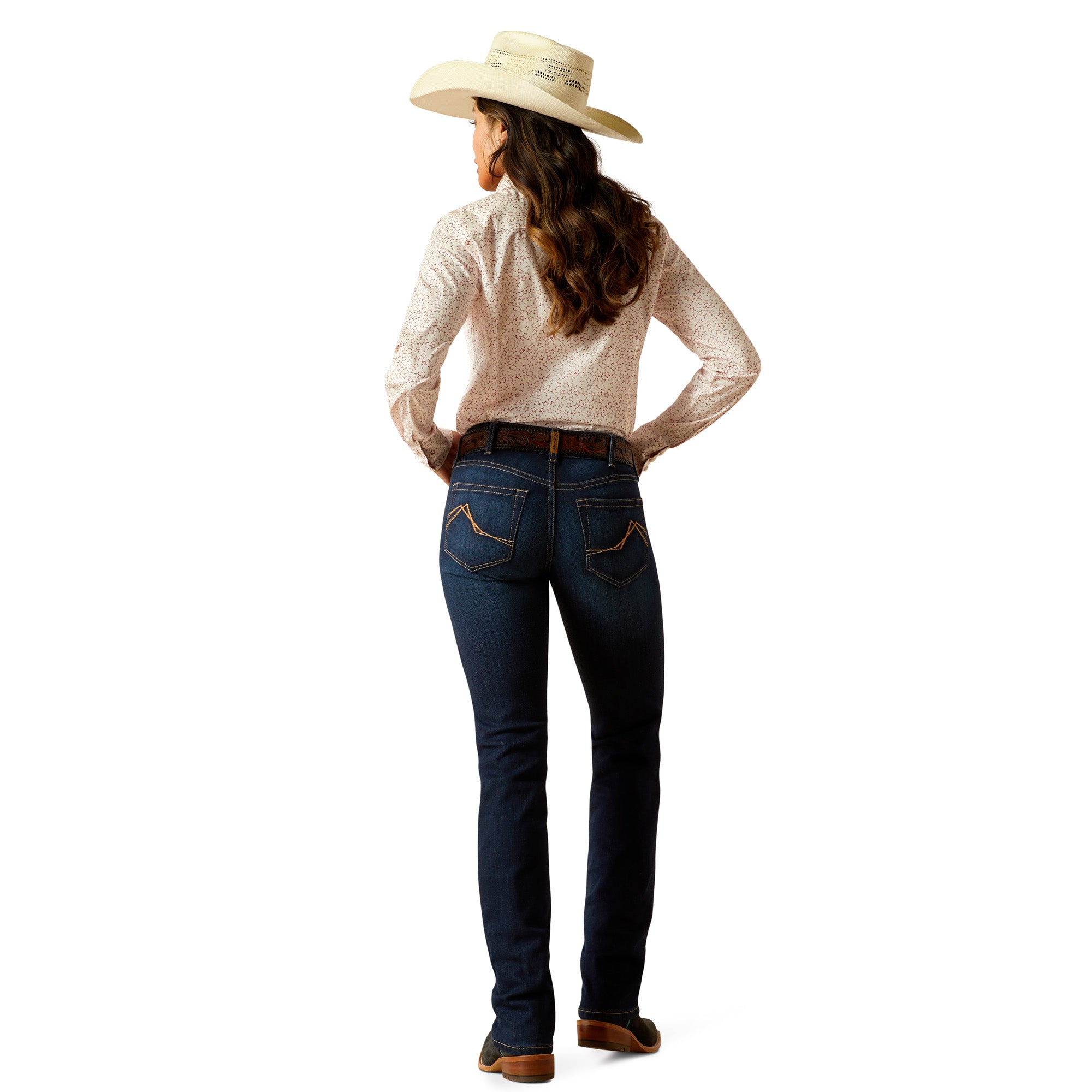 Ariat Women's Romana Mid Rise Boot Cut Jean