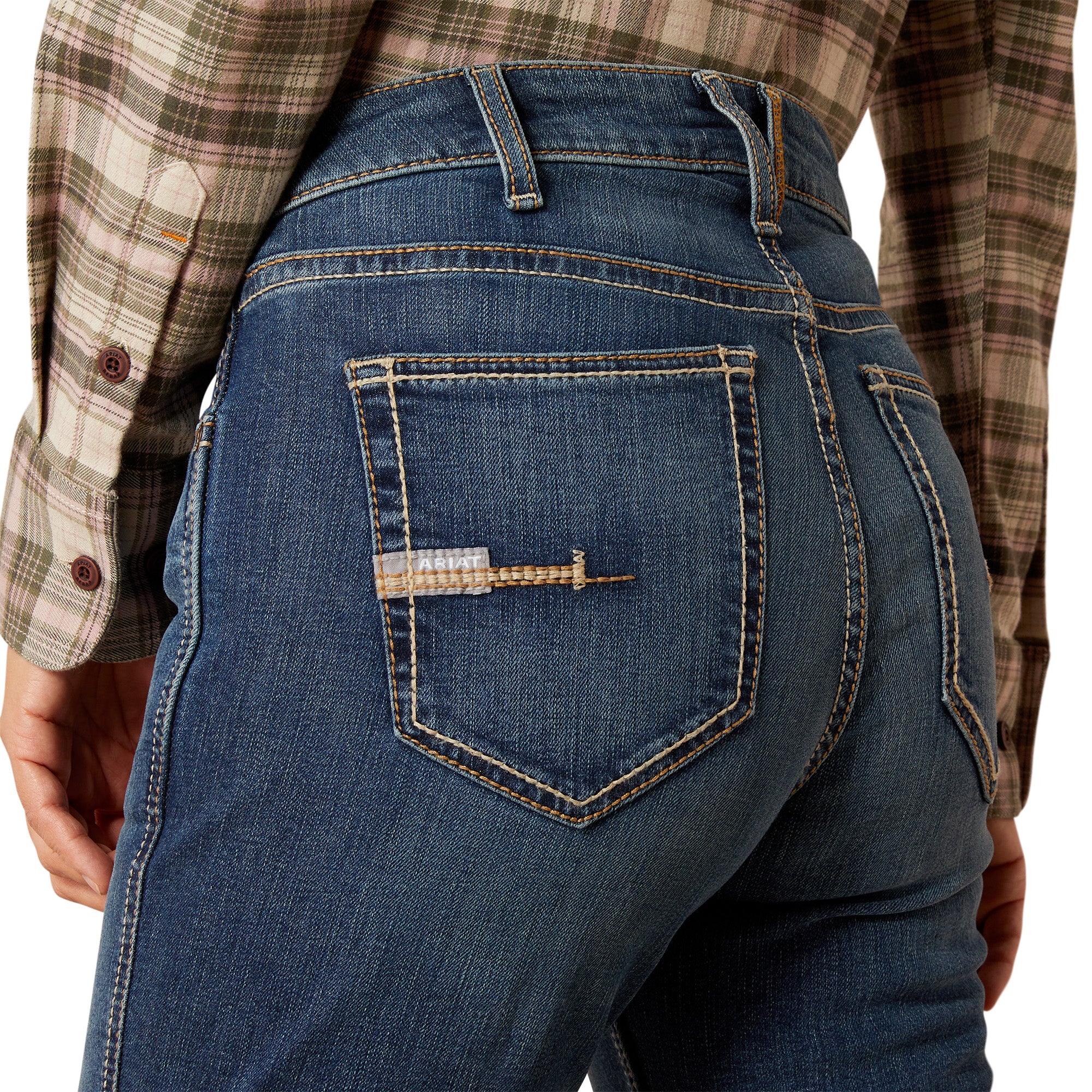 Ariat Women's Rebar High Rise Riverter Straight Leg Jean