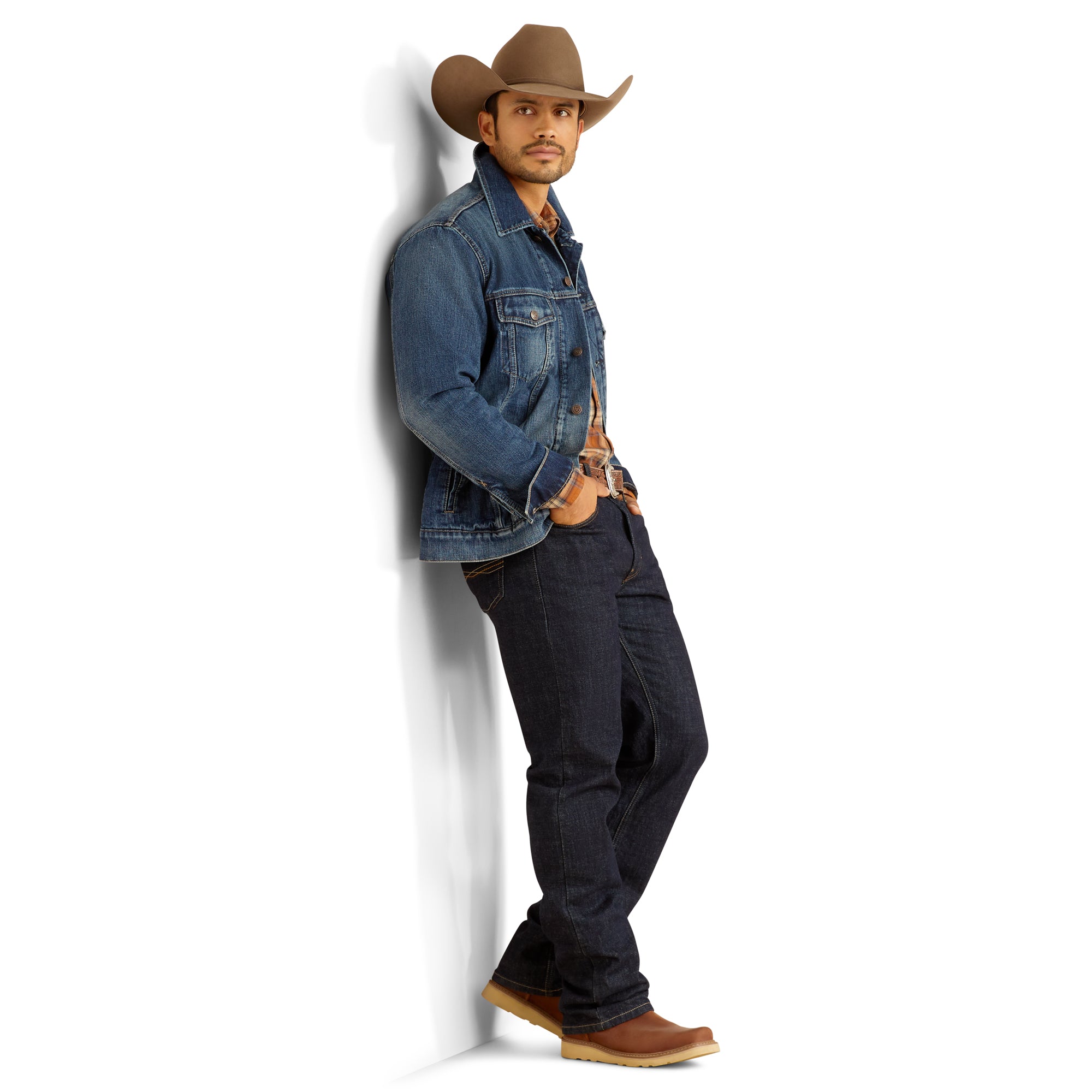 Ariat Men's Blanket Lined Denim Trucker Jacket