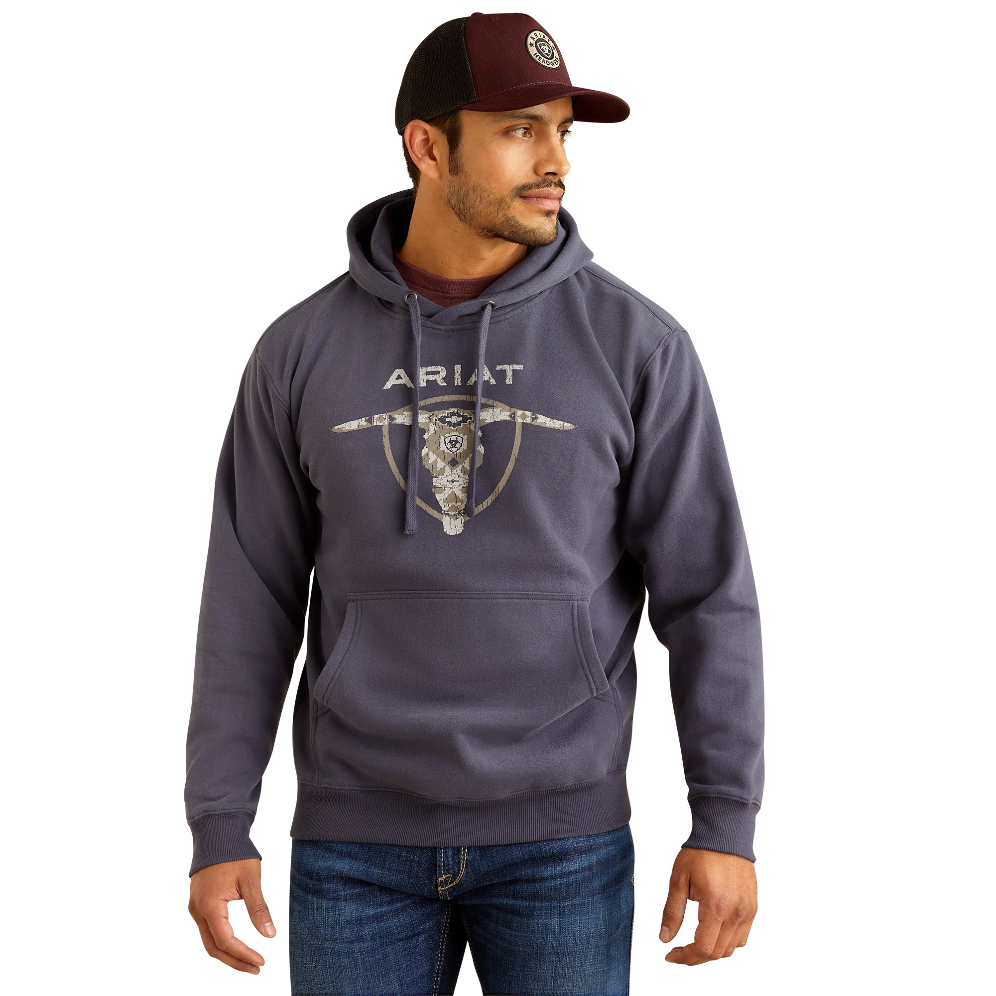 Ariat Men's Southwestern Longhorn Hoodie